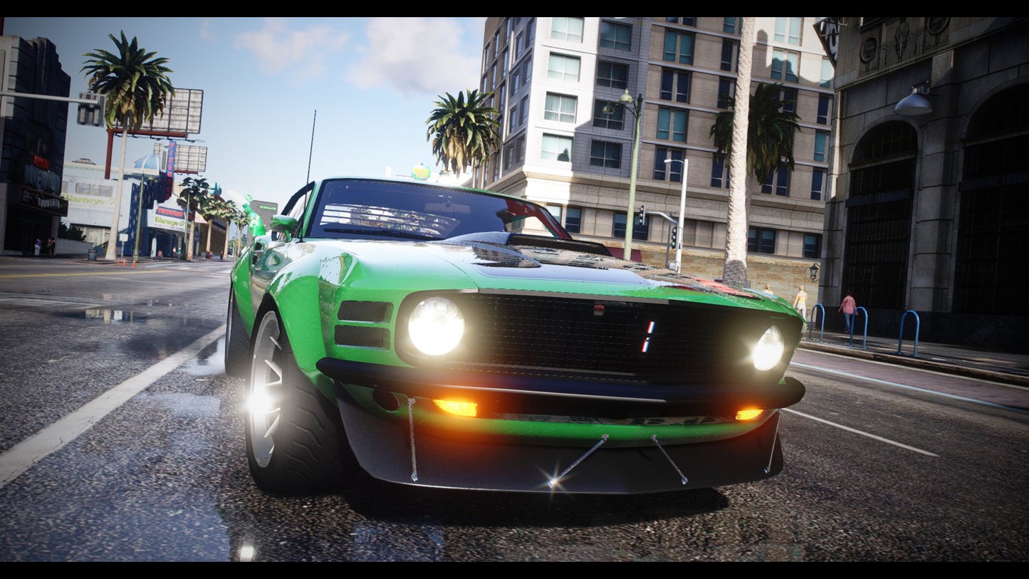 1970 Ford Mustang Boss G.O.M. Styling + Addon Sound