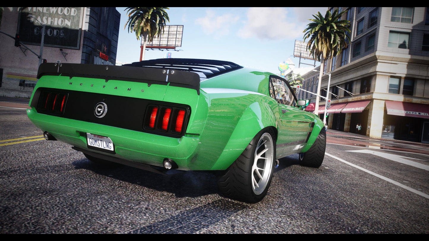 1970 Ford Mustang Boss G.O.M. Styling + Addon Sound