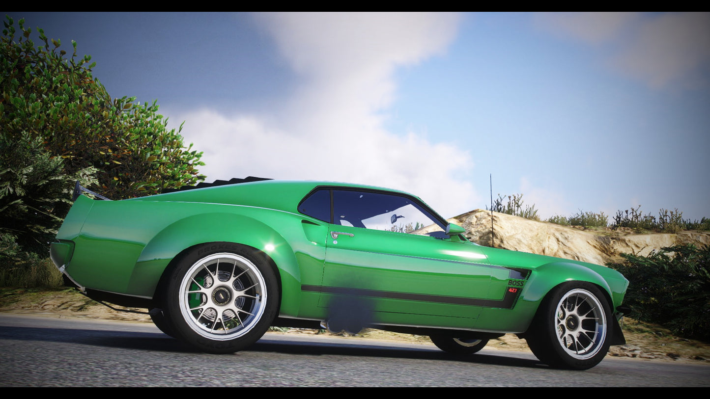 1970 Ford Mustang Boss G.O.M. Styling + Addon Sound