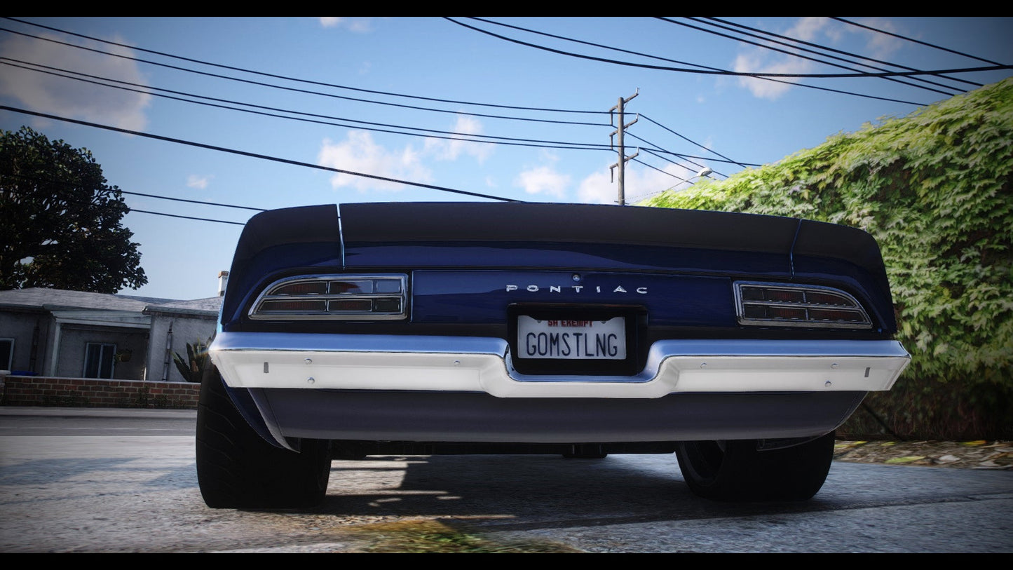 1970 Pontiac Trans-Am G.O.M. Styling + Addon Sound - DEVELOPER Z3D