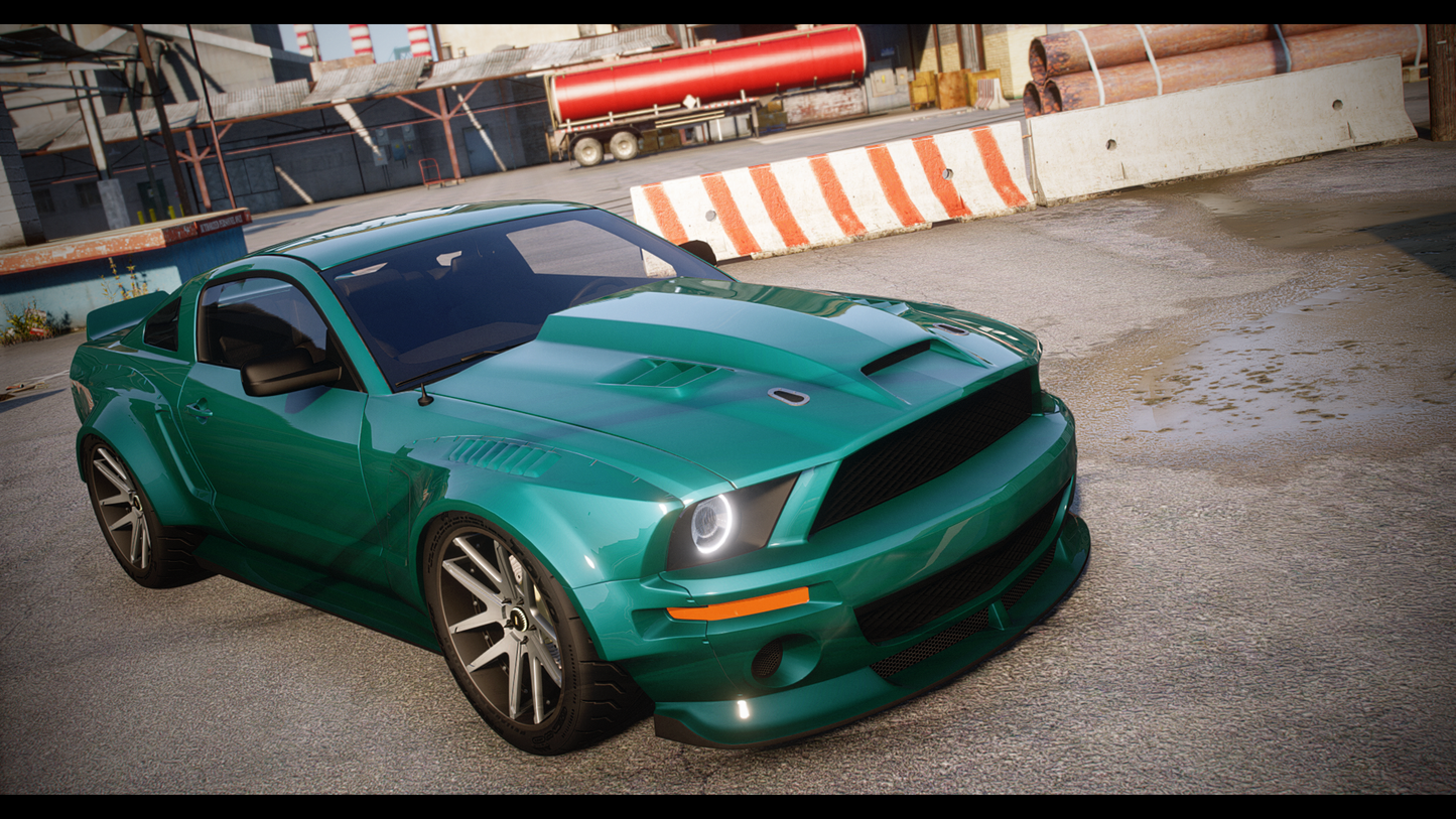 2007 Ford Mustang S197 G.O.M. Styling "Shiro Spec" + Addon Sound