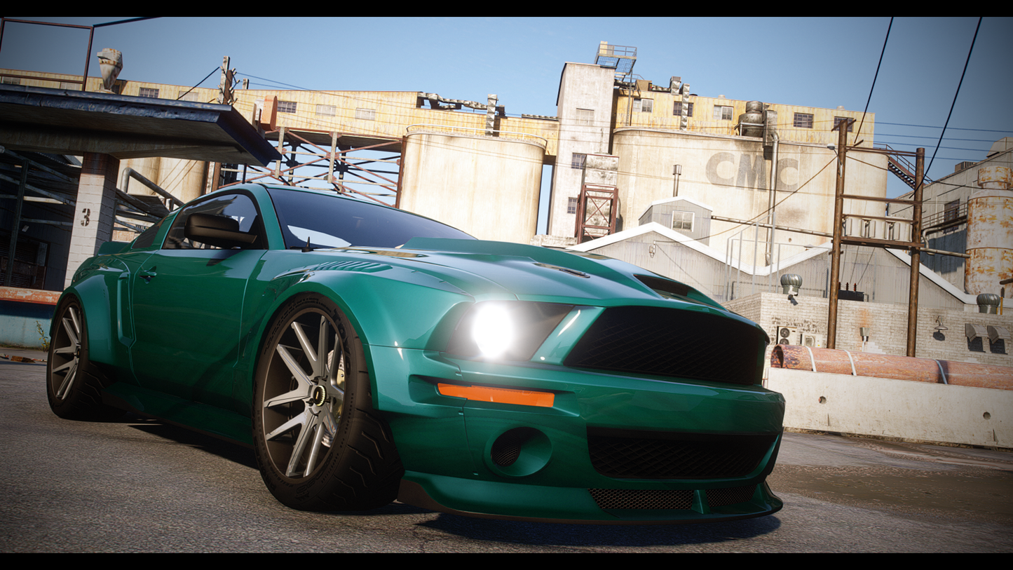 2007 Ford Mustang S197 G.O.M. Styling "Shiro Spec" + Addon Sound