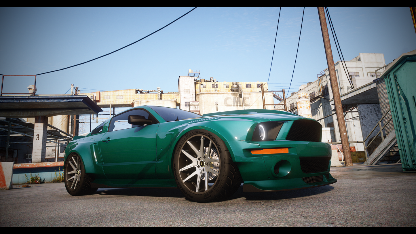 2007 Ford Mustang S197 G.O.M. Styling "Shiro Spec" + Addon Sound