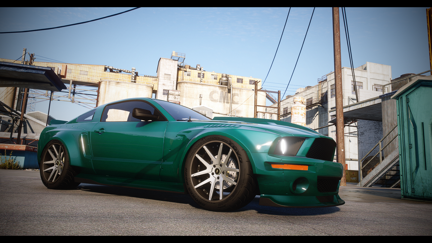 2007 Ford Mustang S197 G.O.M. Styling "Shiro Spec" + Addon Sound