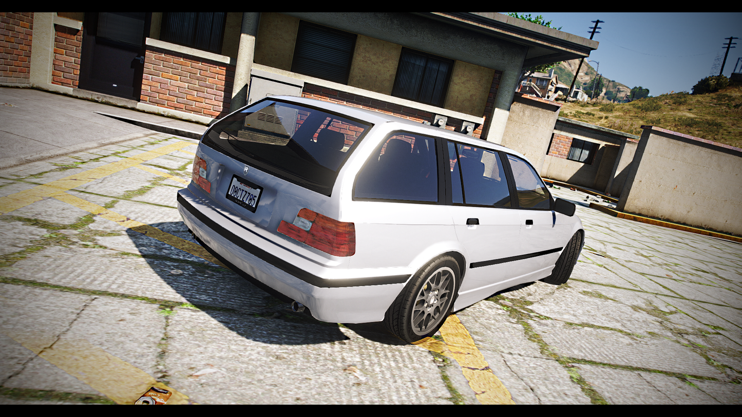 Ubermacht Sentinel Retro Wagon | Addon Sound | 36 Tuning Parts | Livery Map | Scratch Made