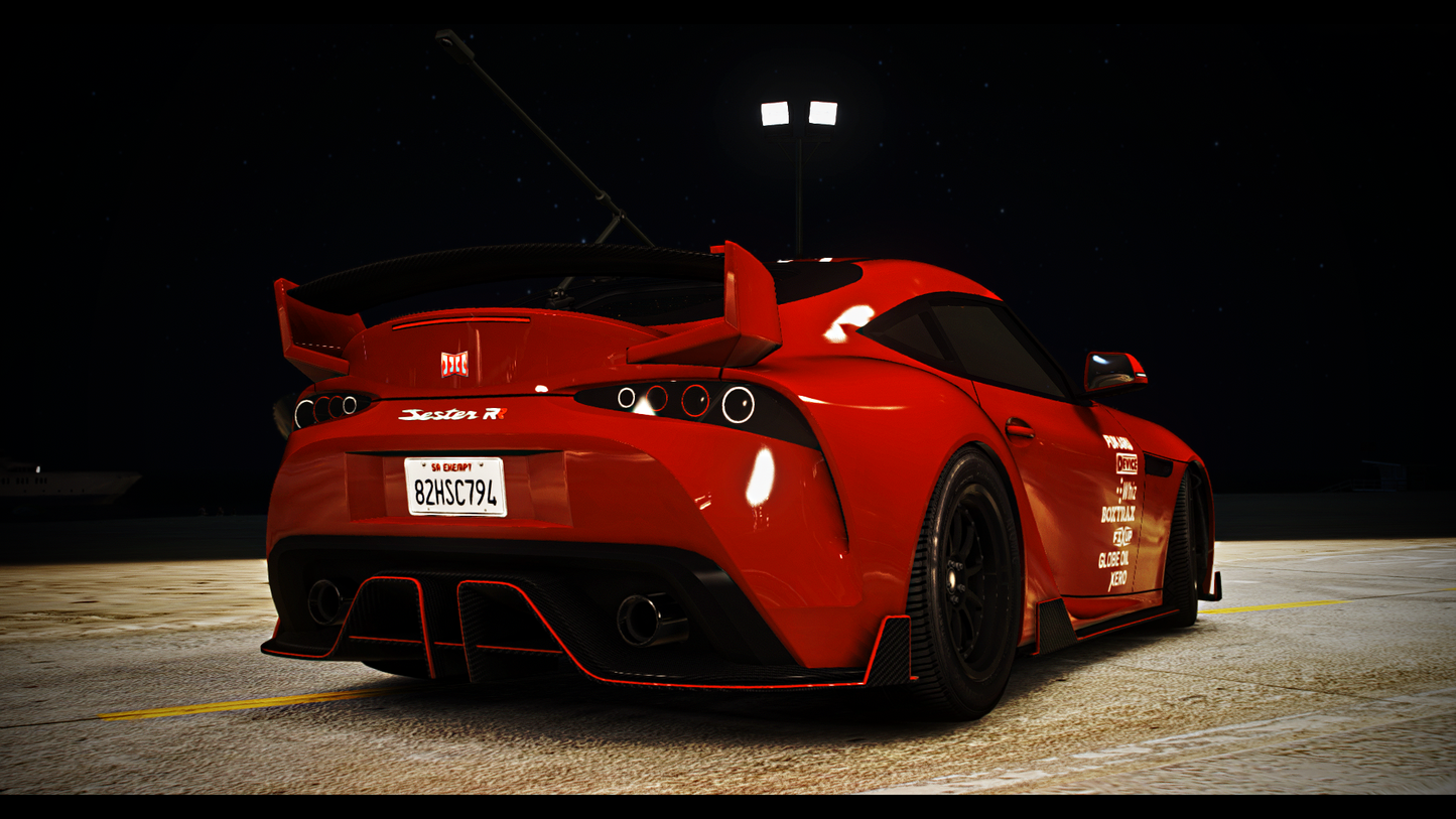 Dinka Jester RR Street SPEC | Addon Sound | 220 Tuning Parts | Liveries | Vanilla Edit