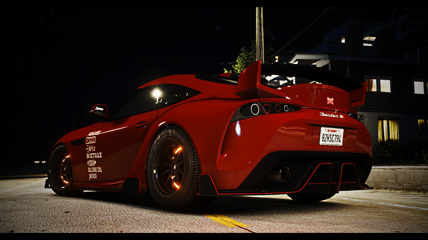 Dinka Jester RR Street SPEC | Addon Sound | 220 Tuning Parts | Liveries | Vanilla Edit