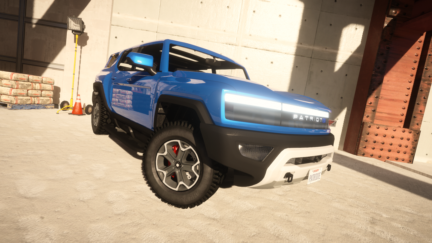 Mammoth Patriot-E SUV | 4WS SCRIPT | 9 Tuning Parts | Livery Map | Scratch Made