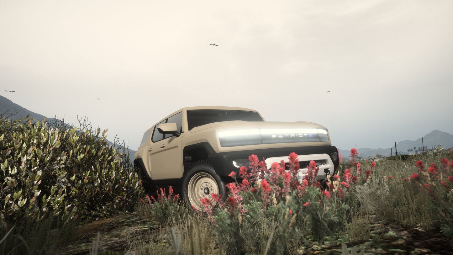 Mammoth Patriot-E SUV | 4WS SCRIPT | 9 Tuning Parts | Livery Map | Scratch Made