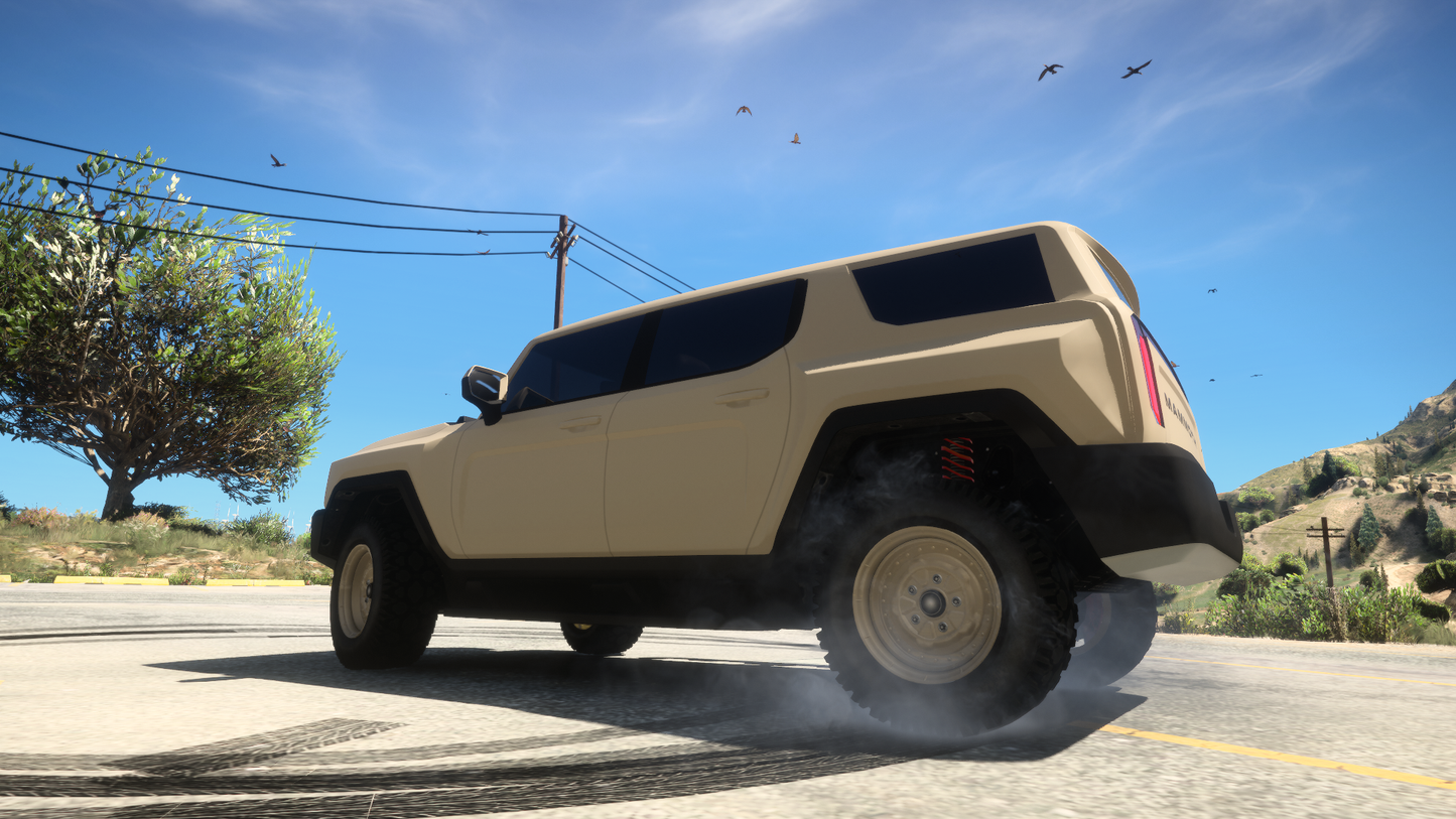 Mammoth Patriot-E SUV | 4WS SCRIPT | 9 Tuning Parts | Livery Map | Scratch Made