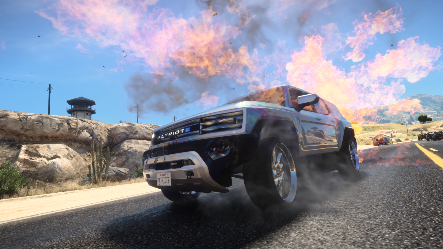 Mammoth Patriot-E SUV | 4WS SCRIPT | 9 Tuning Parts | Livery Map | Scratch Made