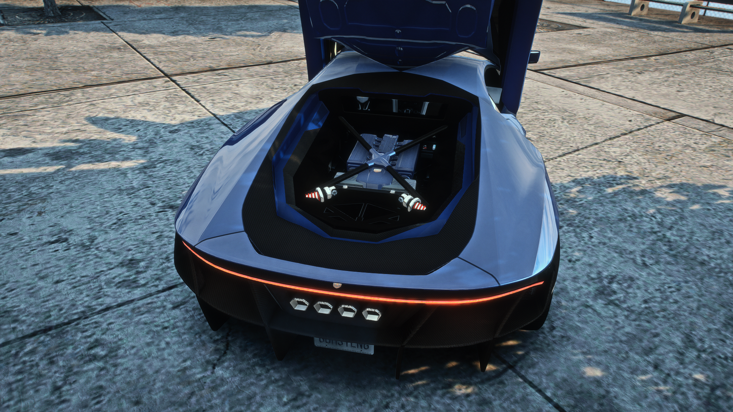 Pegassi Centenfero | Addon Sound | 47 Tuning Parts | Liveries | Scratch Made