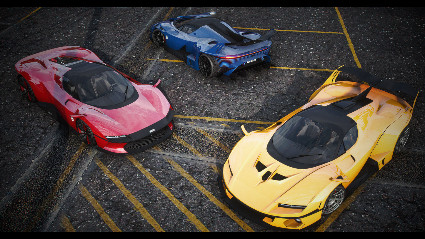 Grotti Turismo XP4 Pack | Addon Sound | 131 Tuning Parts | Liveries | Scratch Made