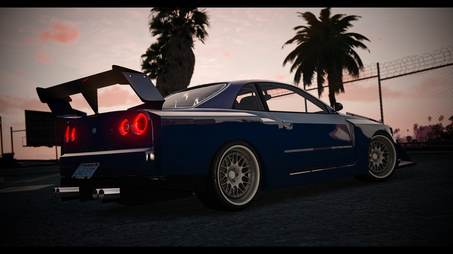 Annis Elegy RH7 CTX EVO | Addon Sound | 83 Tuning Parts | Livery Map | Scratch Made