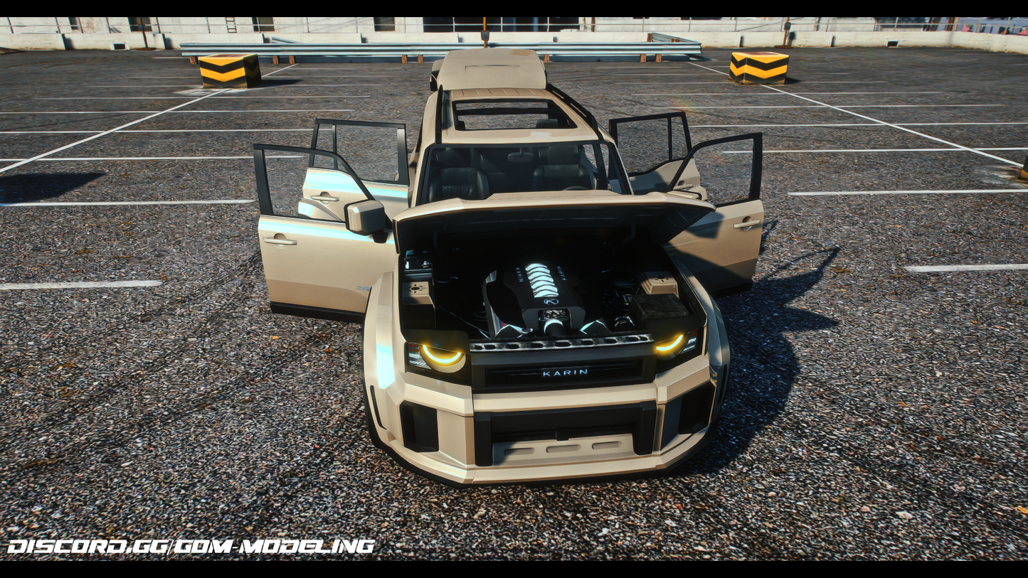 Karin Overland SWB CTX | 50 Tuning Parts | Livery Map | Scratch Made