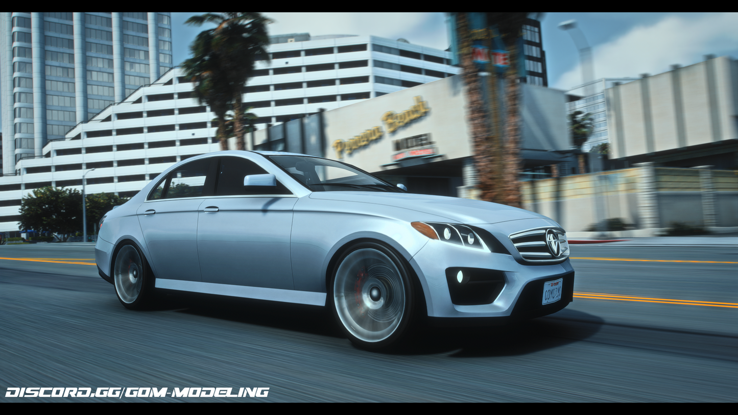 Benefactor Streiter Sedan | Addon Sound | Livery Map | Scratch Made