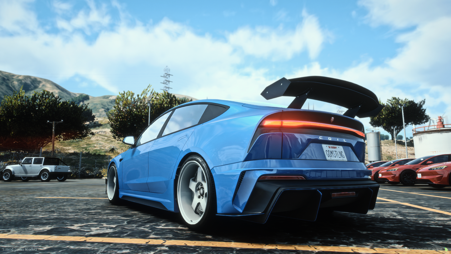 Coil Electron Pack | 25 Tuning Parts | Addon Sound | V8 Engine Swap | Liveries | Scratch Made