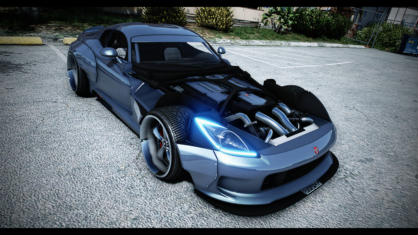 Bravado Banshee GTS CTX | Addon Sound | 66 Tuning Parts | Livery Map | Vanilla Edit