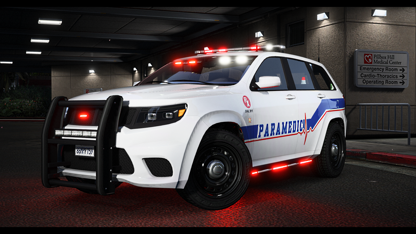 EMS Pack 1 | 10 Vehicles | Addon Sound | 94 Tuning Parts | Liveries | Scratch Made