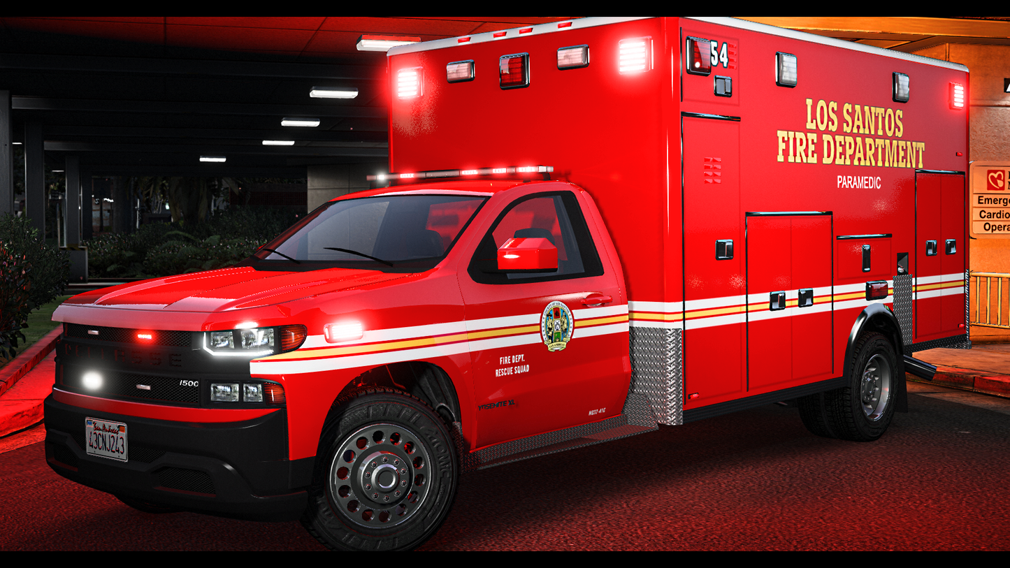 EMS Pack 1 | 10 Vehicles | Addon Sound | 94 Tuning Parts | Liveries | Scratch Made