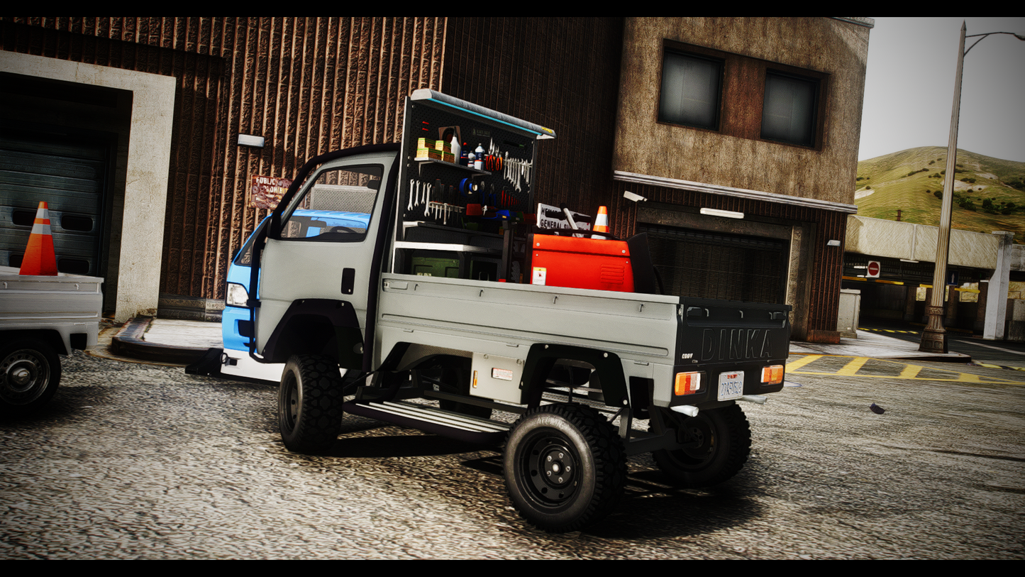 Dinka Cody Mechanic Truck Pack | 39 Tuning Parts | Livery Map | Scratch Made