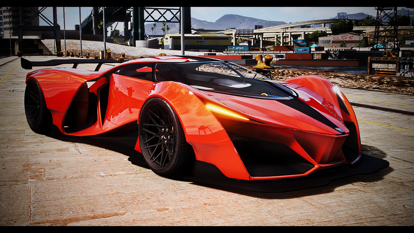 Grotti X80 Proto CTX | Addon Sound | 7 Tuning Parts | Vanilla Edit