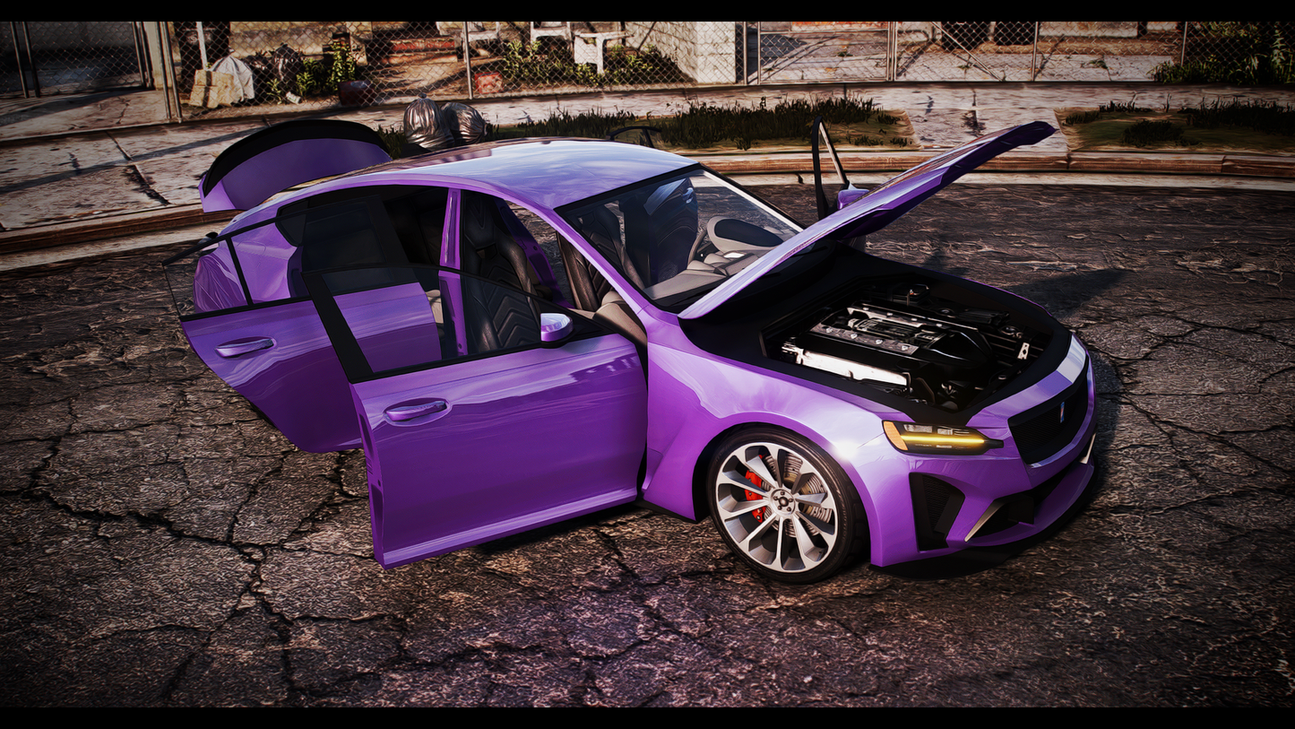 Albany Nightclaw GT Pack | Addon Sound | 15 Tuning Parts | Livery Map | Scratch Made