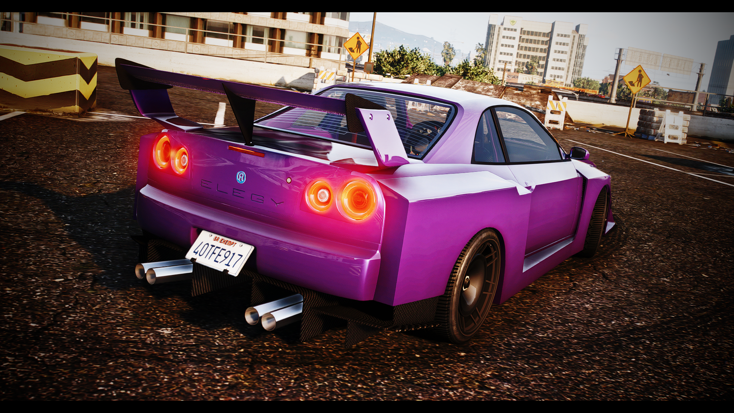 Annis Elegy RH7 CTX EVO | Addon Sound | 83 Tuning Parts | Livery Map | Scratch Made