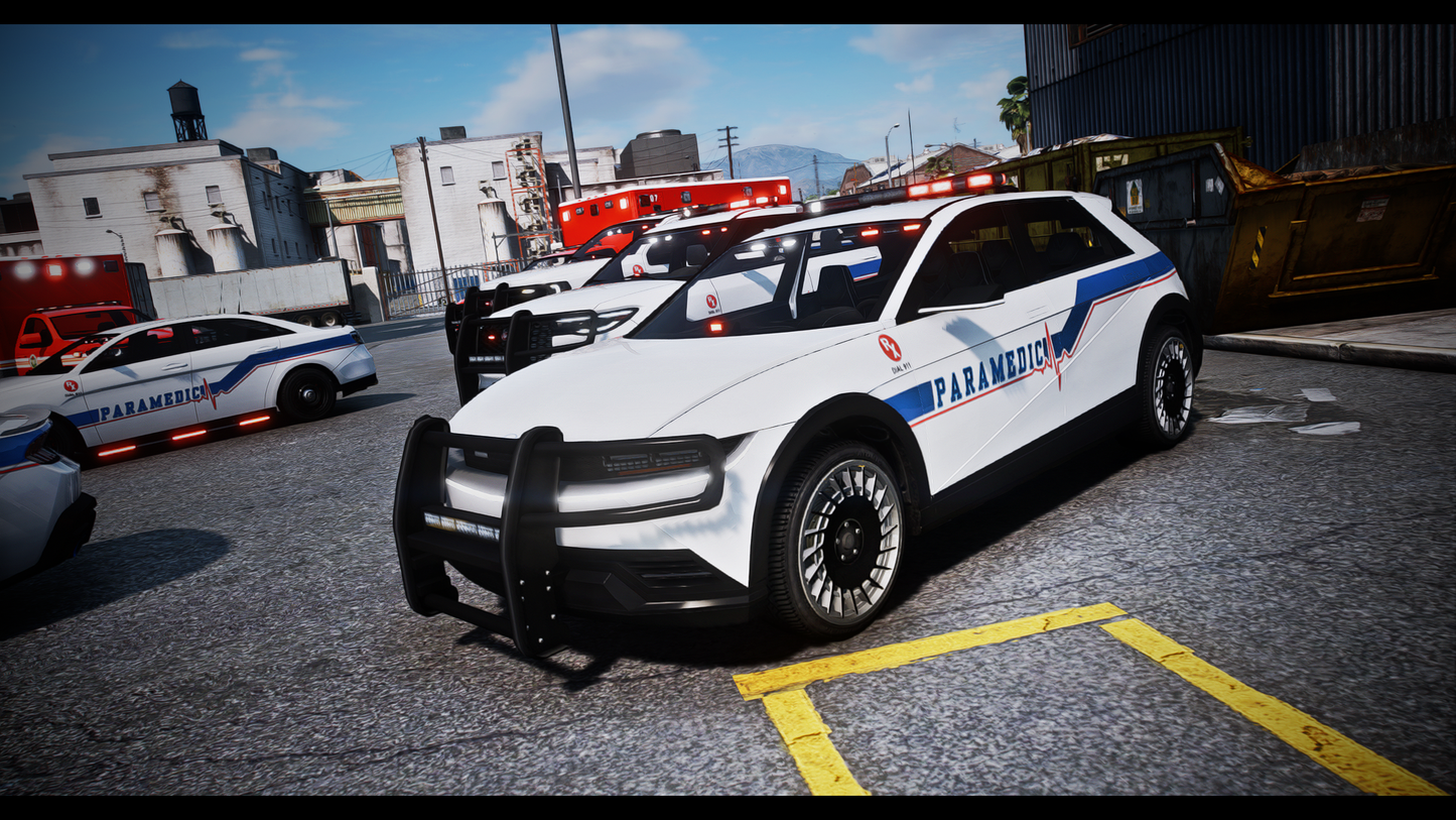 EMS Pack 1 | 10 Vehicles | Addon Sound | 94 Tuning Parts | Liveries | Scratch Made