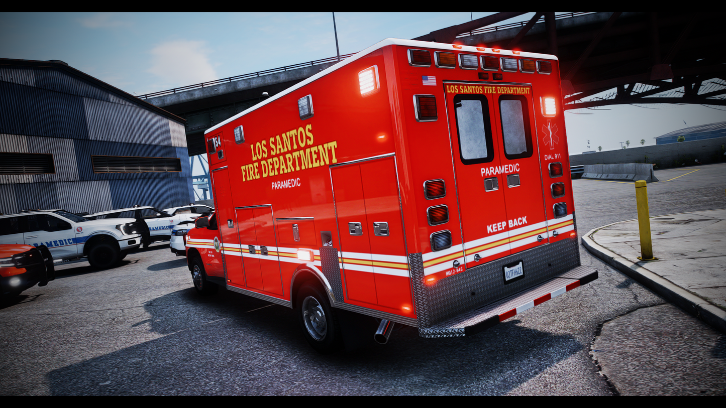 EMS Pack 1 | 10 Vehicles | Addon Sound | 94 Tuning Parts | Liveries | Scratch Made