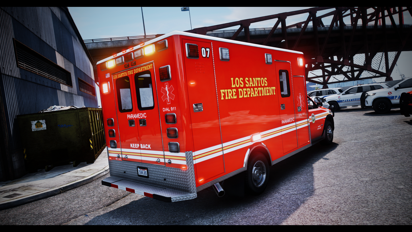 EMS Pack 1 | 10 Vehicles | Addon Sound | 94 Tuning Parts | Liveries | Scratch Made