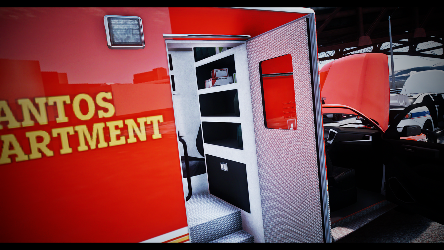 EMS Pack 1 | 10 Vehicles | Addon Sound | 94 Tuning Parts | Liveries | Scratch Made