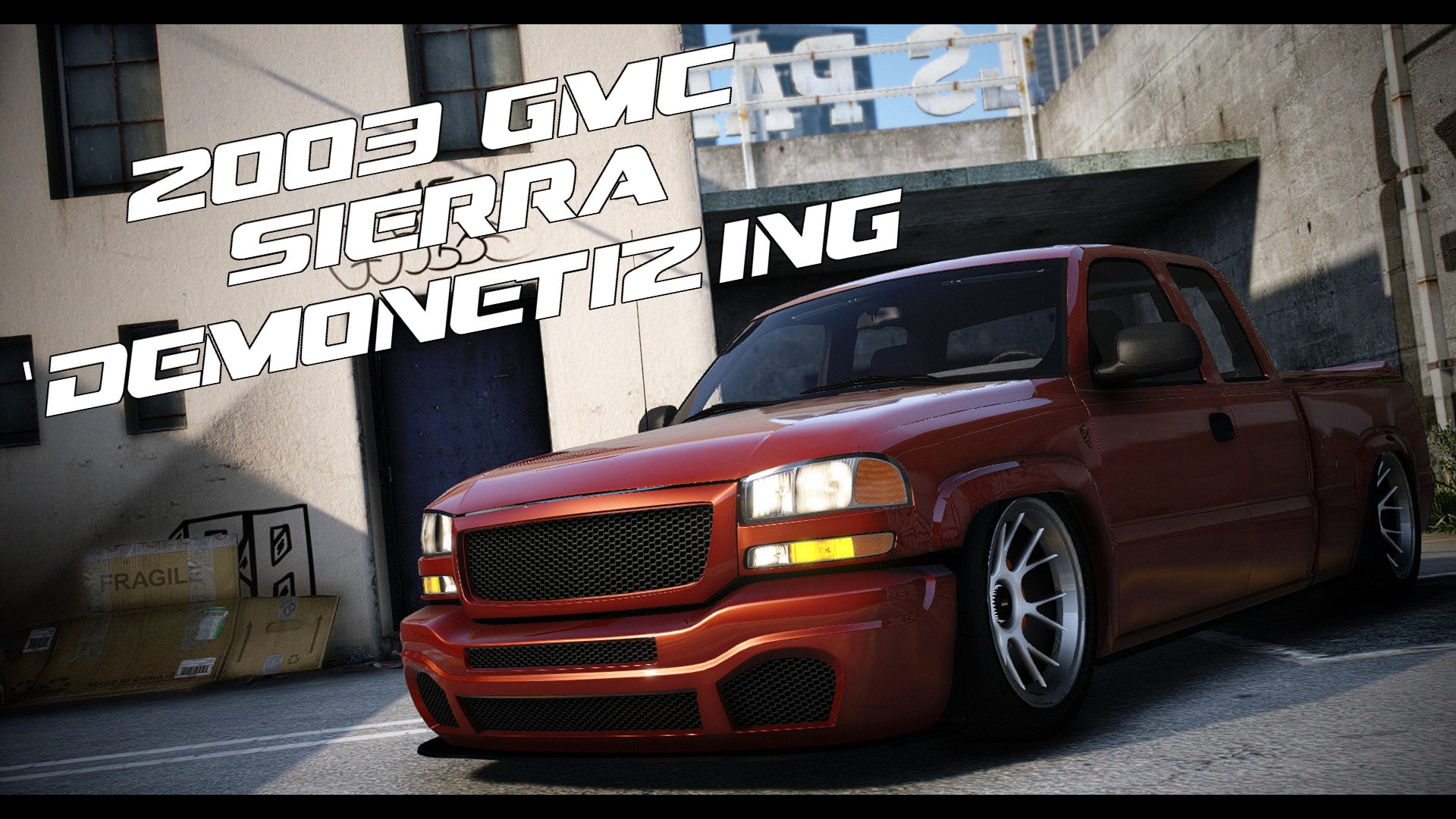 2003 GMC Sierra 'Demonetizing, Dodge Demon Engine, Custom Car for FiveM