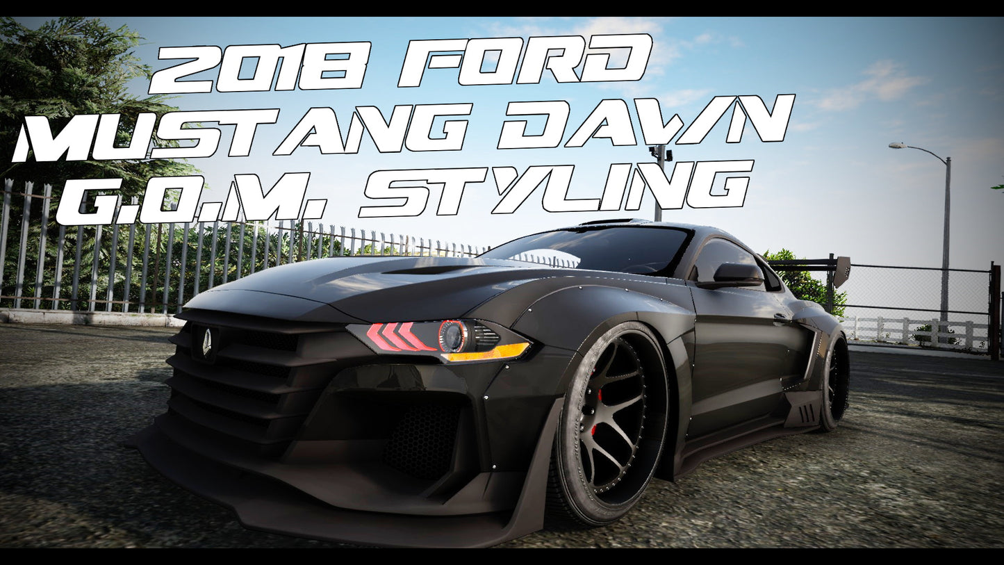 2018 Ford Mustang DAWN G.O.M. Styling