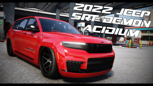 2022 Jeep Grand Cherokee SRT Demon 'Acidium, Dodge Demon Engine, Custom Car for FiveM