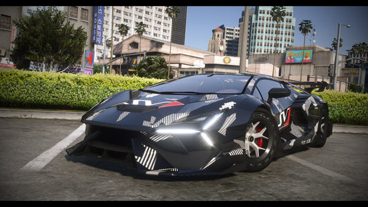 2024 Lamborghini SVJ HYCADE Edition, Lamborghini SVJ Engine, Custom Car for FiveM